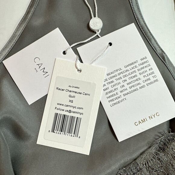 Cami NYC Silk Cami Top Racer Charmeuse Camisole Sz xs NWT - Picture 8 of 11